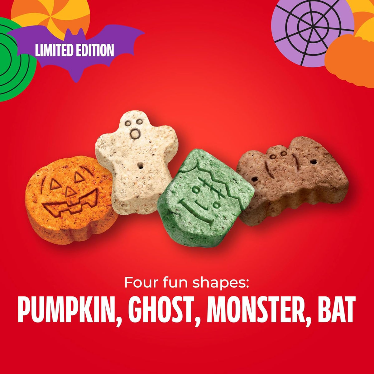 Spooky Biscuits, Halloween Dog Treats, 24 Oz. Pail