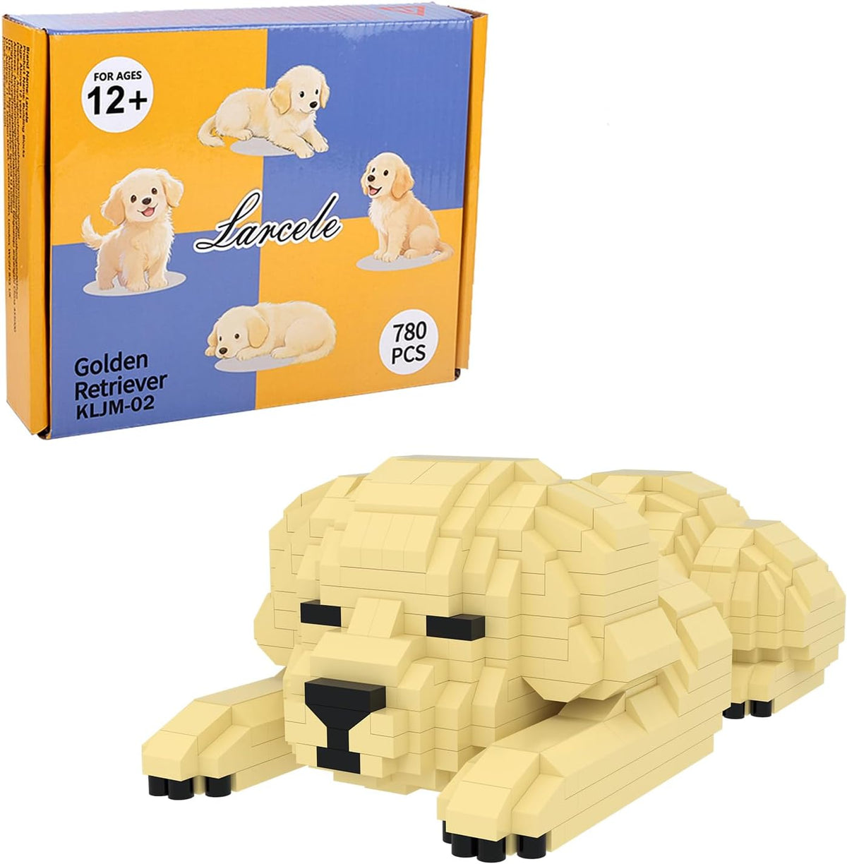 918 Pcs Border Collie 2 Dog Micro Blocks Set for Kids 8+ KLJM-02