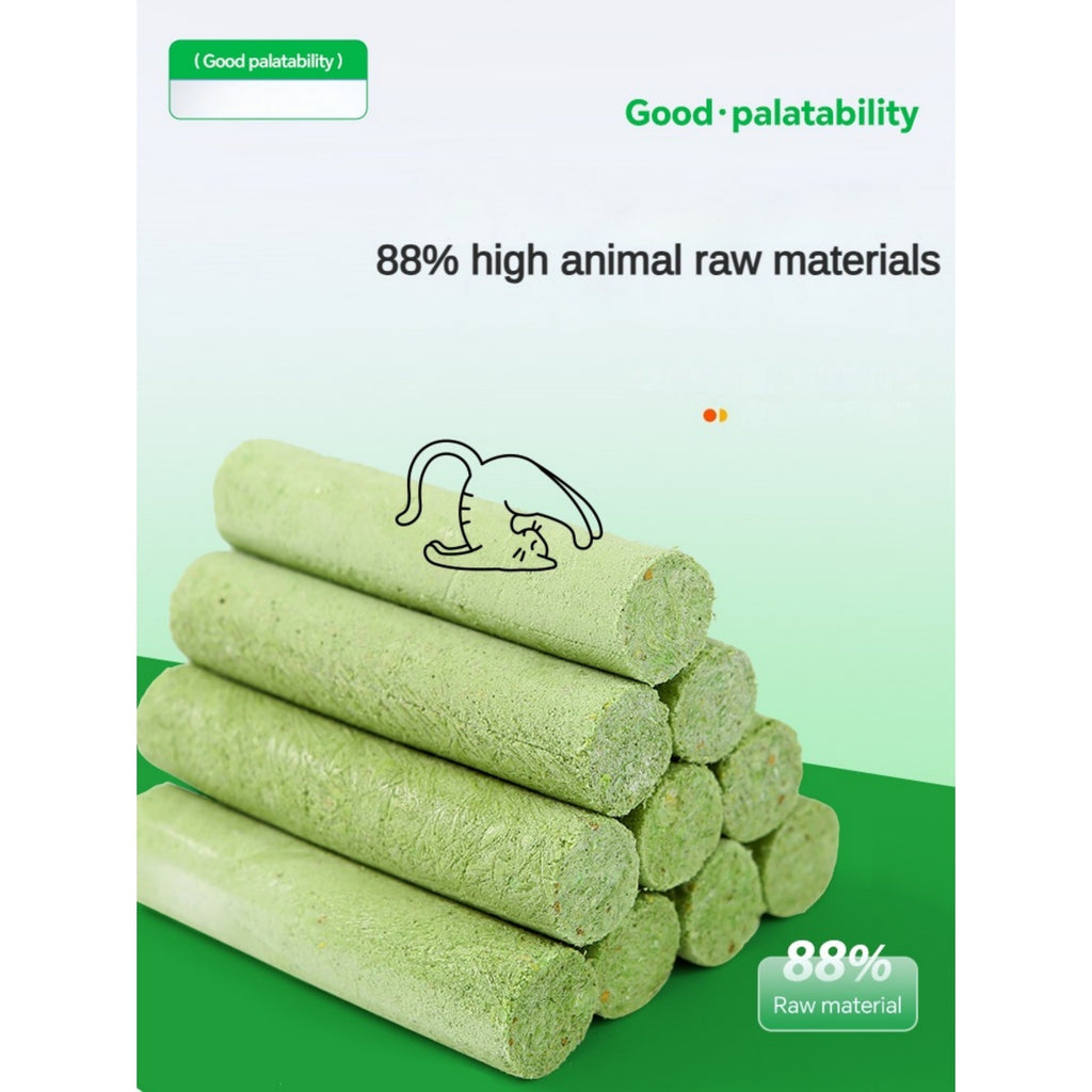 80g/2.8oz Premium Pamily Freeze-Dried Stick Pet Treats - Delicious Catnip, Goat Milk, and Fish Oil Flavors for Healthy Skin and Coat - Suitable for Cats and Dogs of All Ages