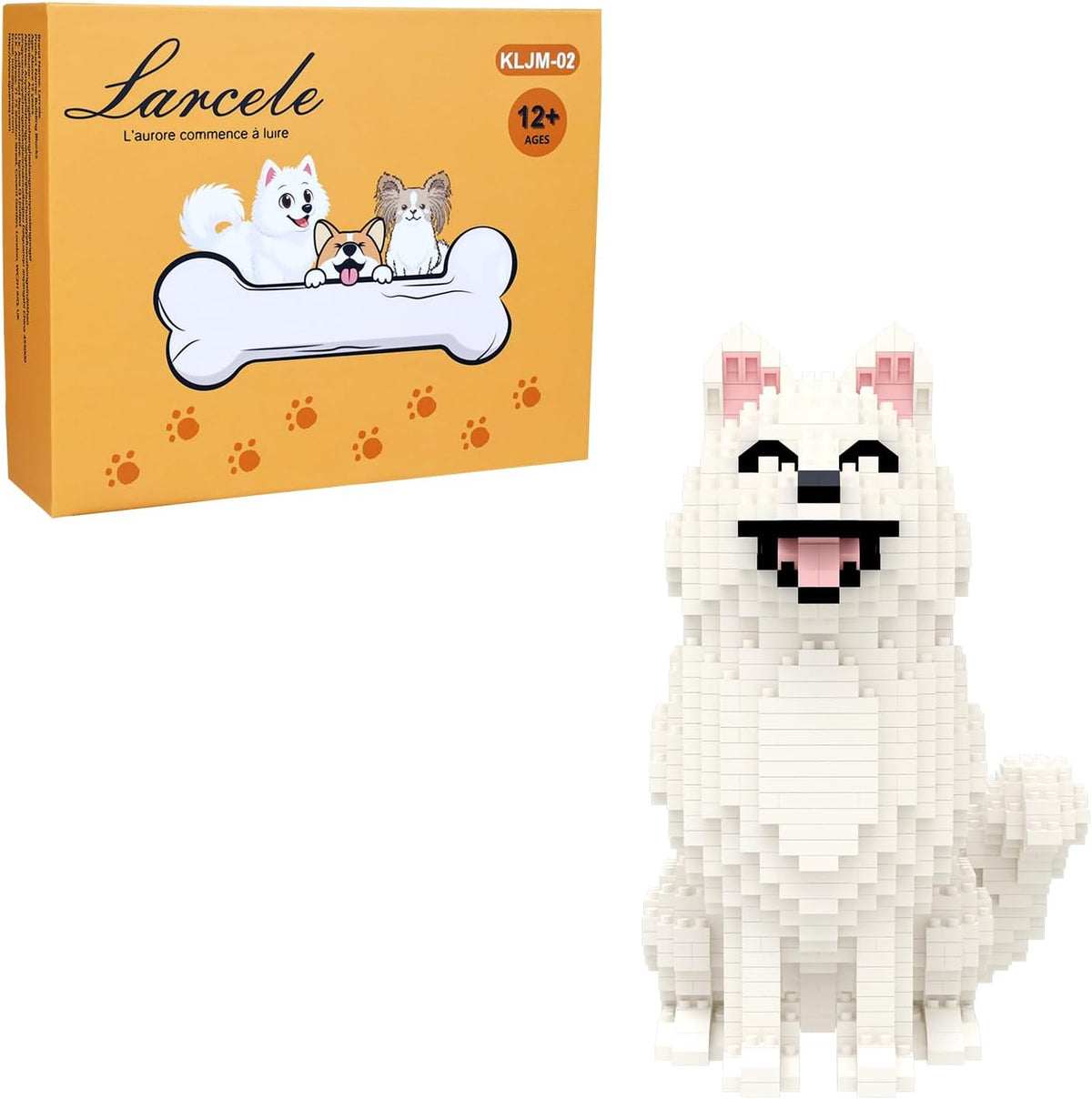 918 Pcs Border Collie 2 Dog Micro Blocks Set for Kids 8+ KLJM-02
