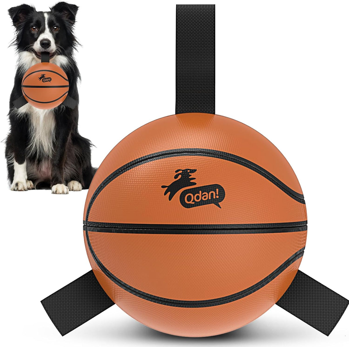 Halloween Dog Toys, Soccer Balls with Straps, 6 Inch Interactive Toys