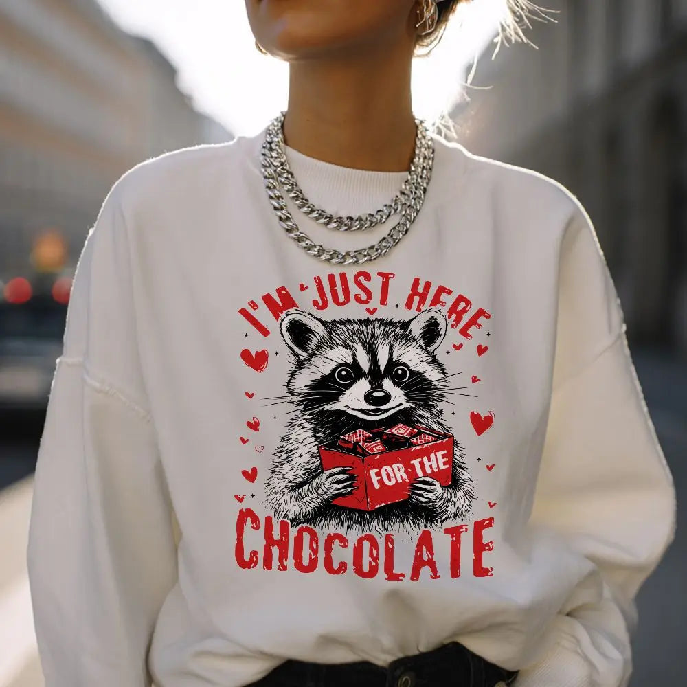 Hongcai White Ink Heat Transfer Clothing Accessories Logo Patches Funny Raccoon Valentine's Day Printed Cartoon Transfer Prints