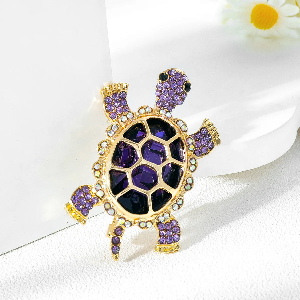 European and American Fashion Hot Selling Animal Turtle Brooch Cute Personality Clothing Coat Accessories Pin Corsage