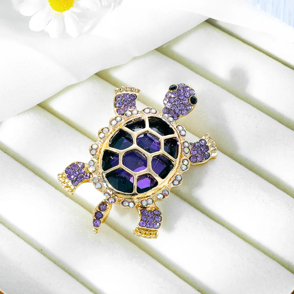 European and American Fashion Hot Selling Animal Turtle Brooch Cute Personality Clothing Coat Accessories Pin Corsage