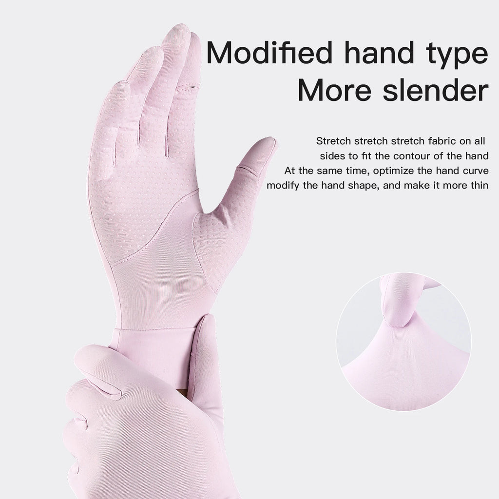 Summer UV Resistant Anti-Slip Horse Riding Gloves Breathable and Thin Shade Gloves