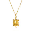 Duoying Fashion Small Turtle Pendant Necklace Cute Animal  for Gift Engagement Anniversary