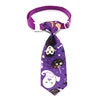 Halloween Dog Tie Cute Novelty Polyester Necktie Pumpkin Ghost Bat Print Party Costume Accessory 16 Colors Available