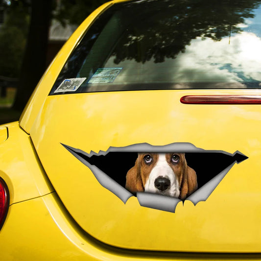 Basset Hound Car Sticker