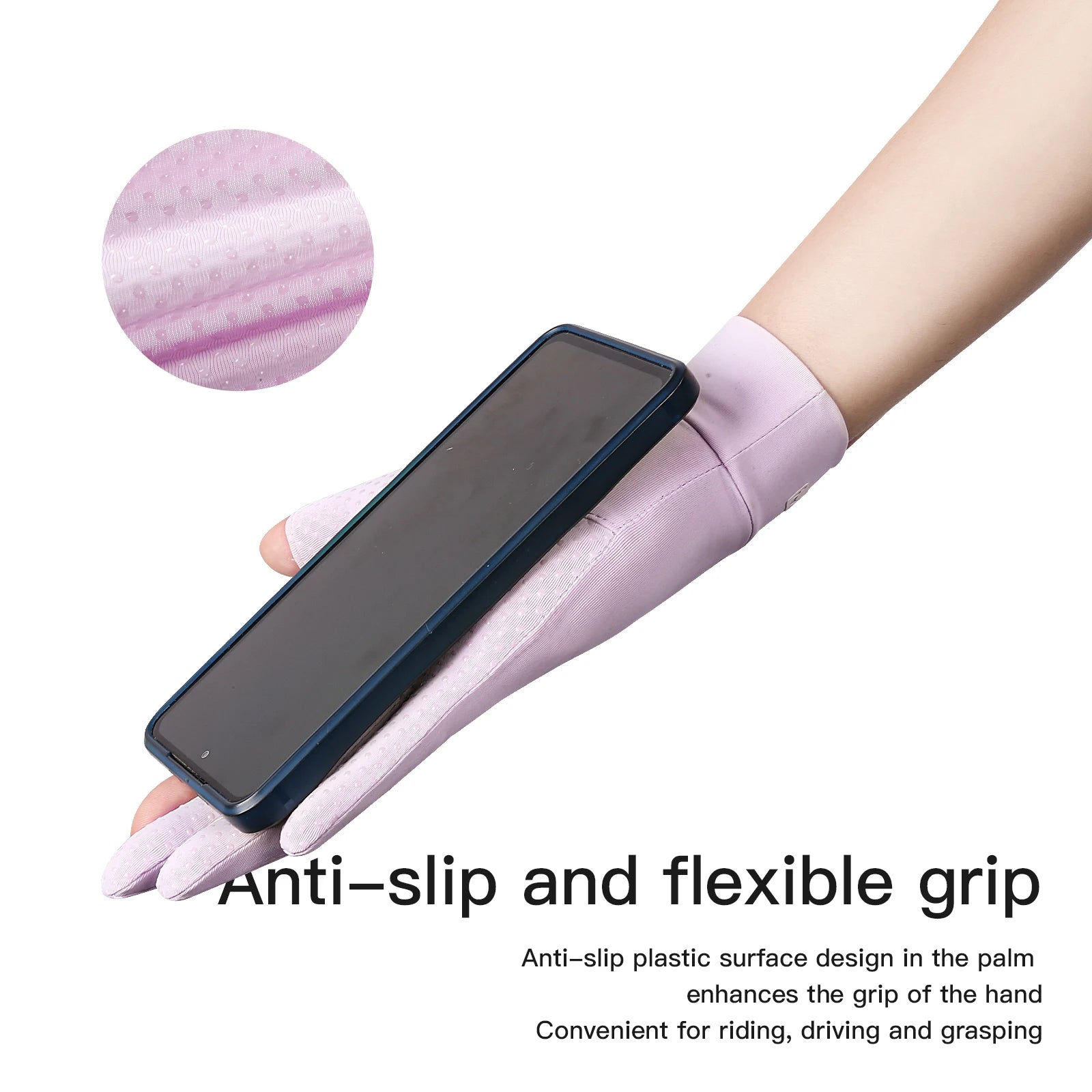 Summer UV Resistant Anti-Slip Horse Riding Gloves Breathable and Thin Shade Gloves