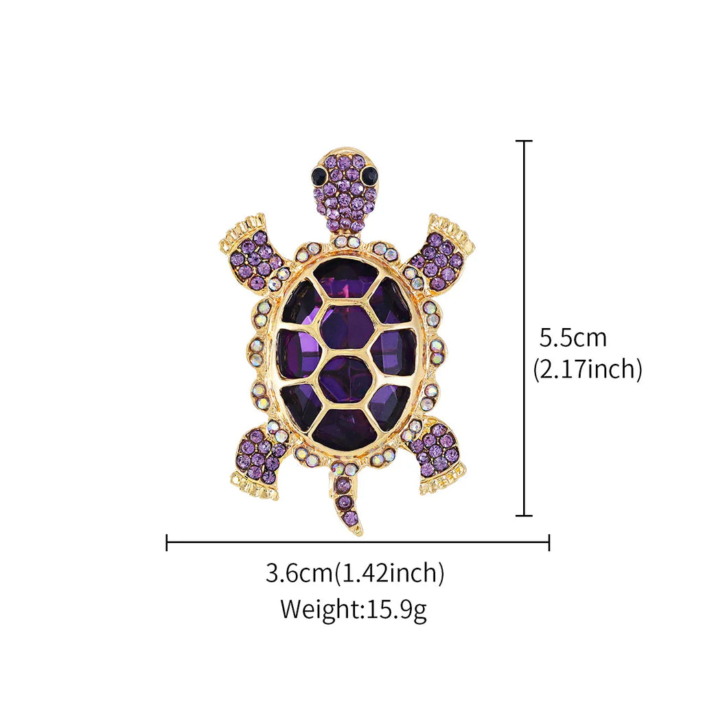 European and American Fashion Hot Selling Animal Turtle Brooch Cute Personality Clothing Coat Accessories Pin Corsage