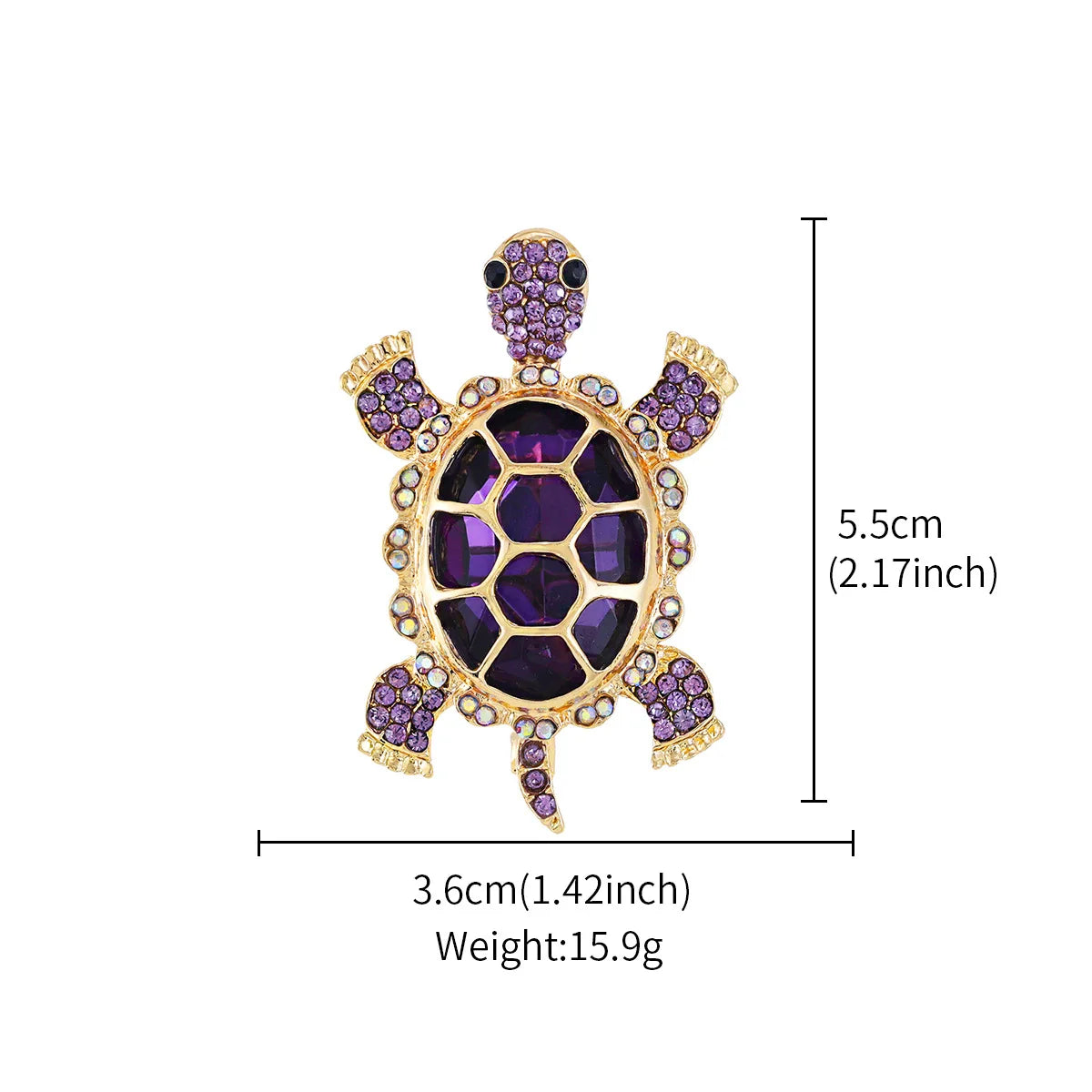European and American Fashion Hot Selling Animal Turtle Brooch Cute Personality Clothing Coat Accessories Pin Corsage