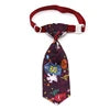 Halloween Dog Tie Cute Novelty Polyester Necktie Pumpkin Ghost Bat Print Party Costume Accessory 16 Colors Available