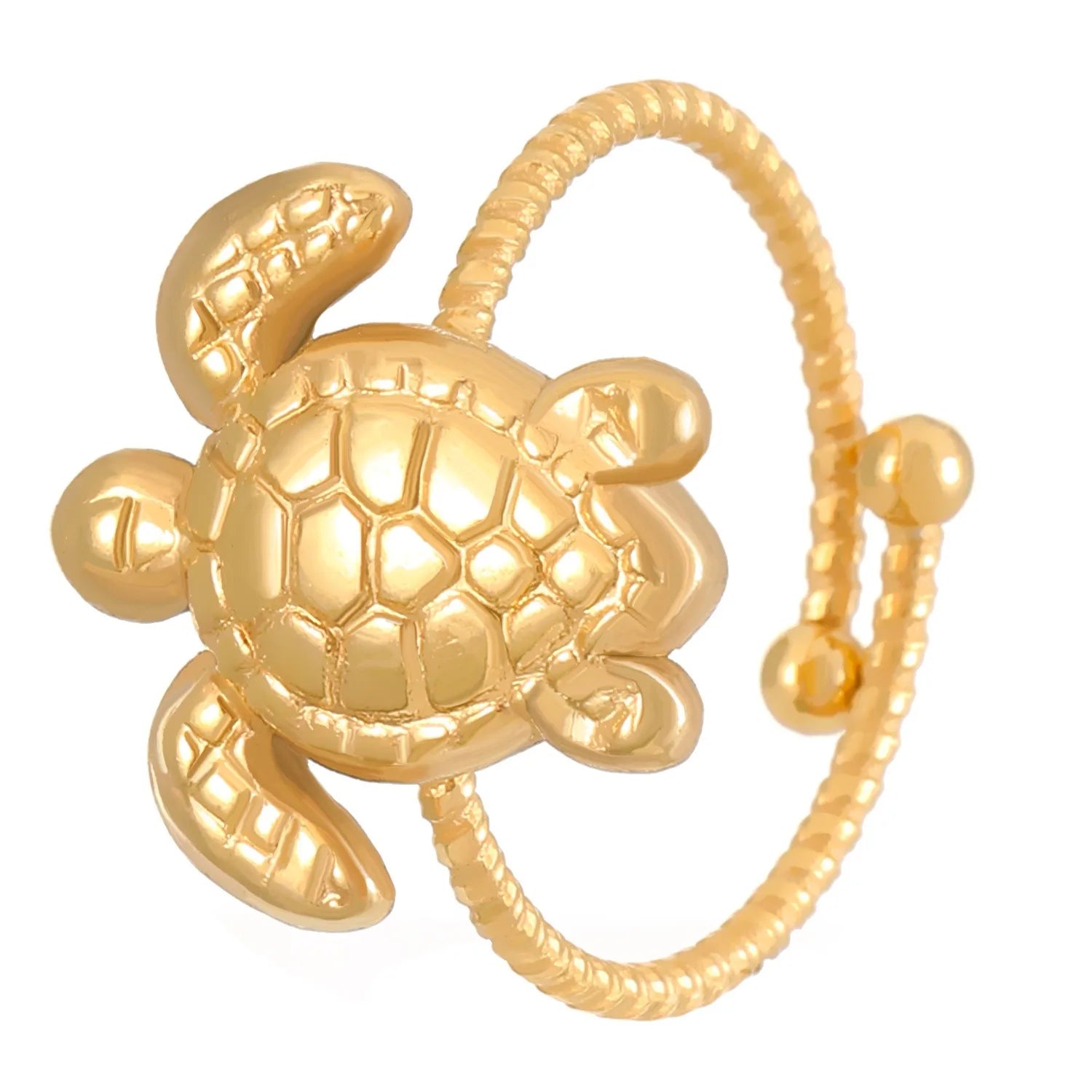 Wholesale Stainless Steel Metal Crab Rings Heart Starfishsea Turtles Open Adjustable Rings Women Jewelry Accessories