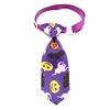 Halloween Dog Tie Cute Novelty Polyester Necktie Pumpkin Ghost Bat Print Party Costume Accessory 16 Colors Available