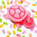 Creative Cute Cartoon Luminous Turtle Resin Charm Eco-Friendly DIY Decoration 17cm Turtle with Small Turtle Ornaments