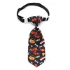 Halloween Dog Tie Cute Novelty Polyester Necktie Pumpkin Ghost Bat Print Party Costume Accessory 16 Colors Available