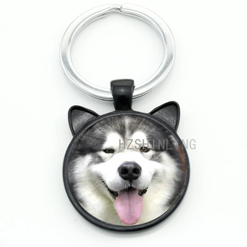 handmade dog keychain