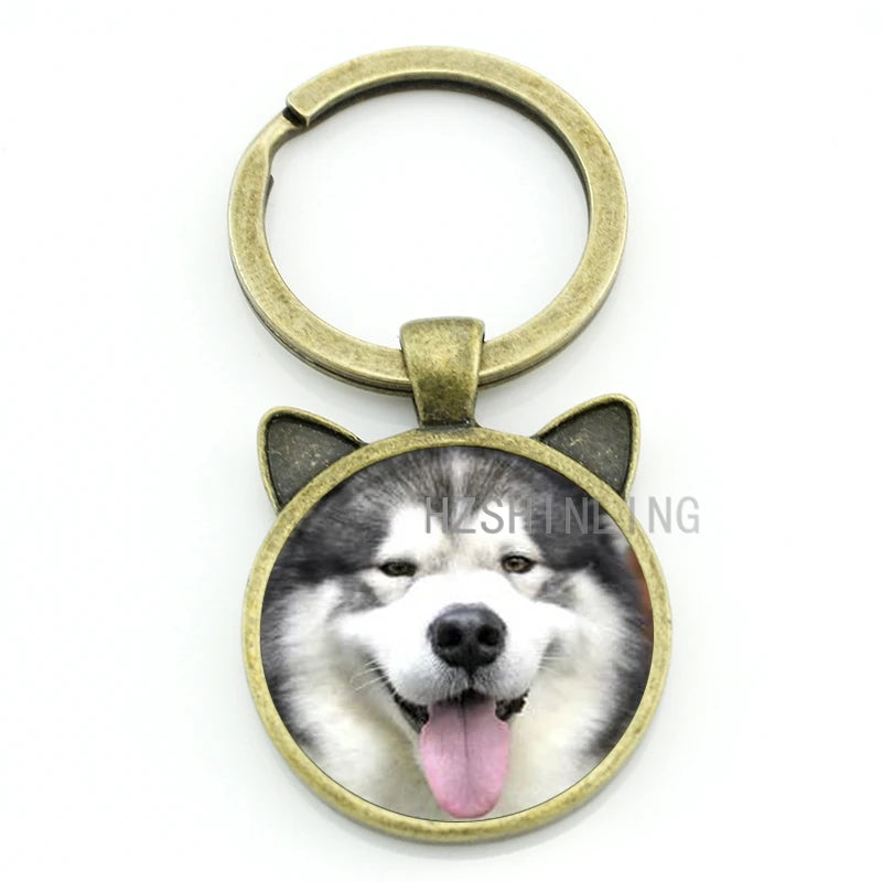 handmade dog keychain