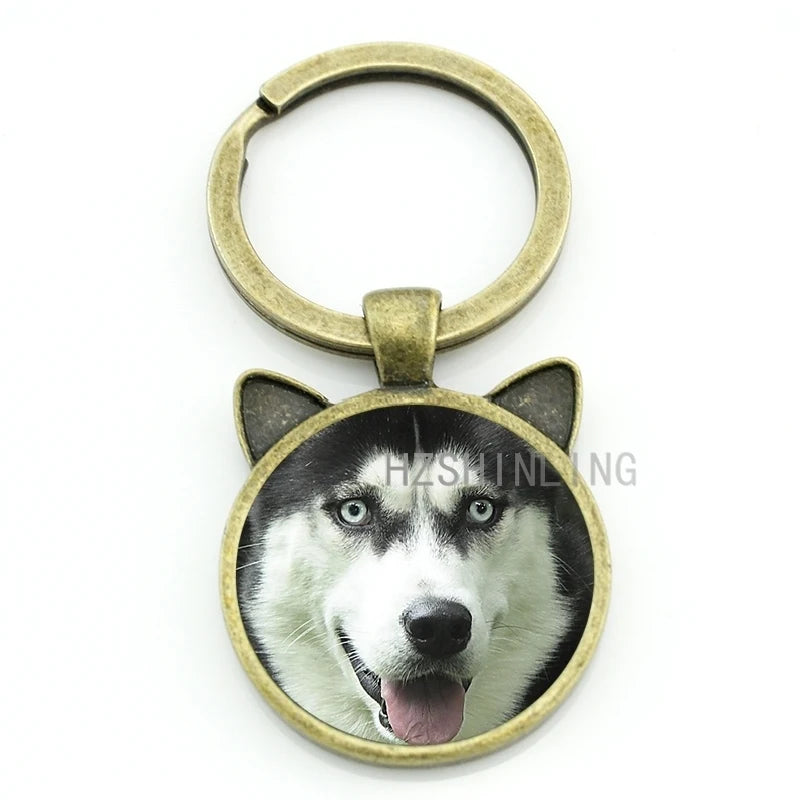 handmade dog keychain