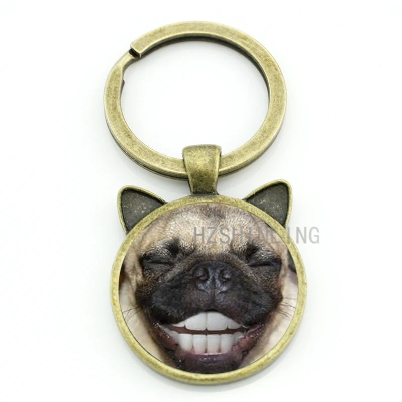 handmade dog keychain