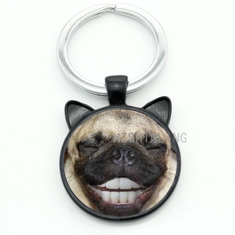 handmade dog keychain