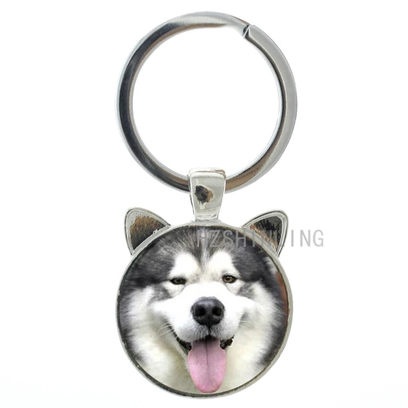 handmade dog keychain