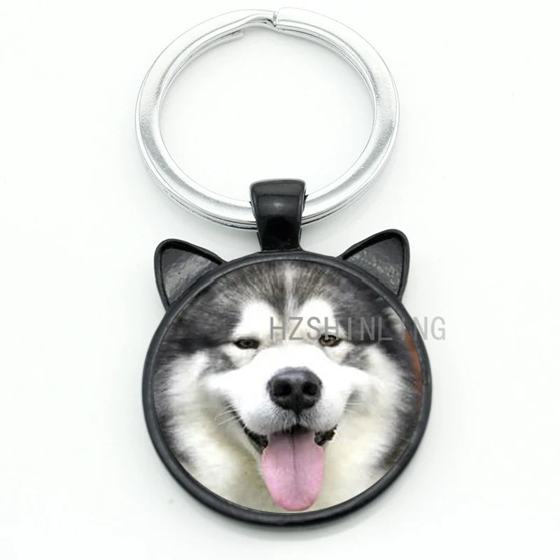 handmade dog keychain