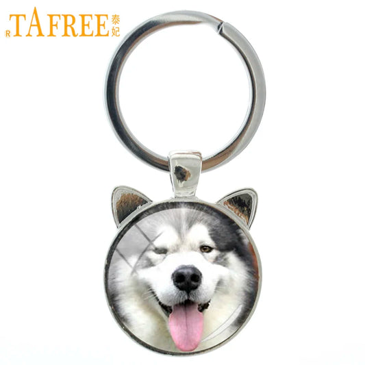handmade dog keychain