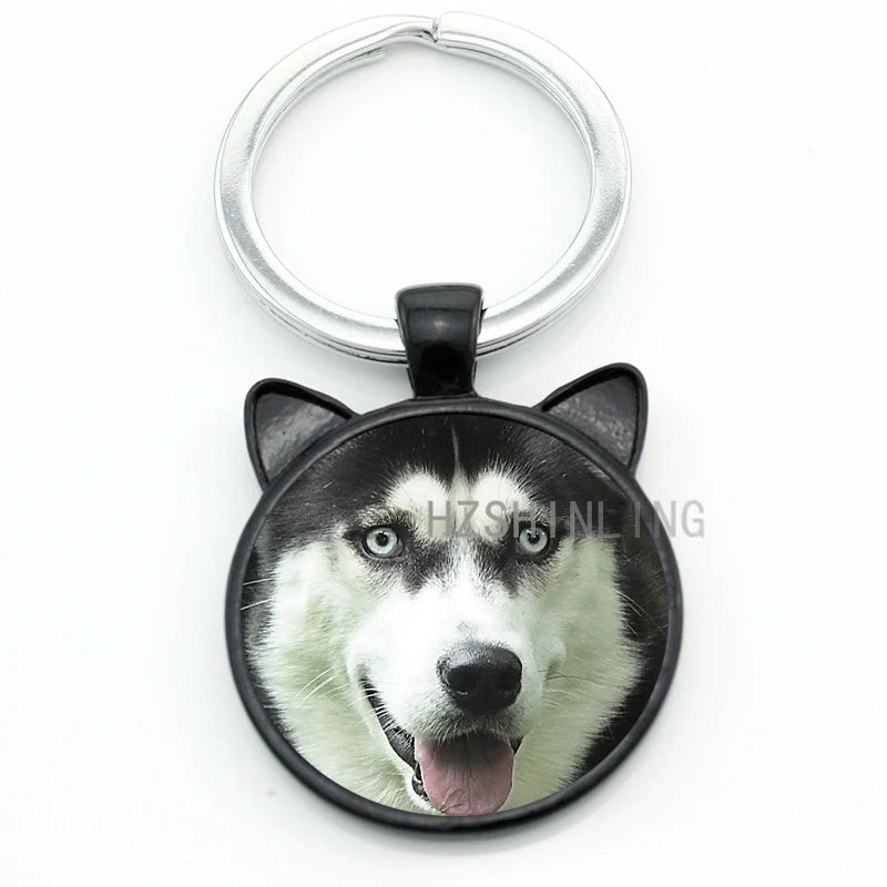 handmade dog keychain
