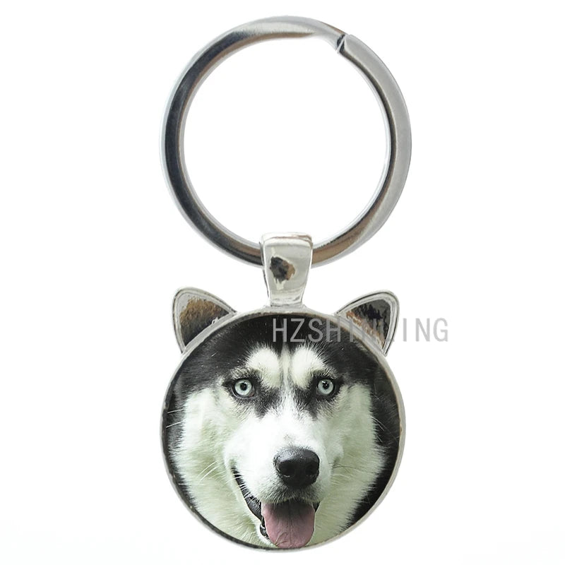 handmade dog keychain