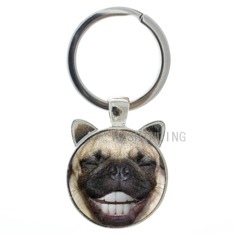 handmade dog keychain