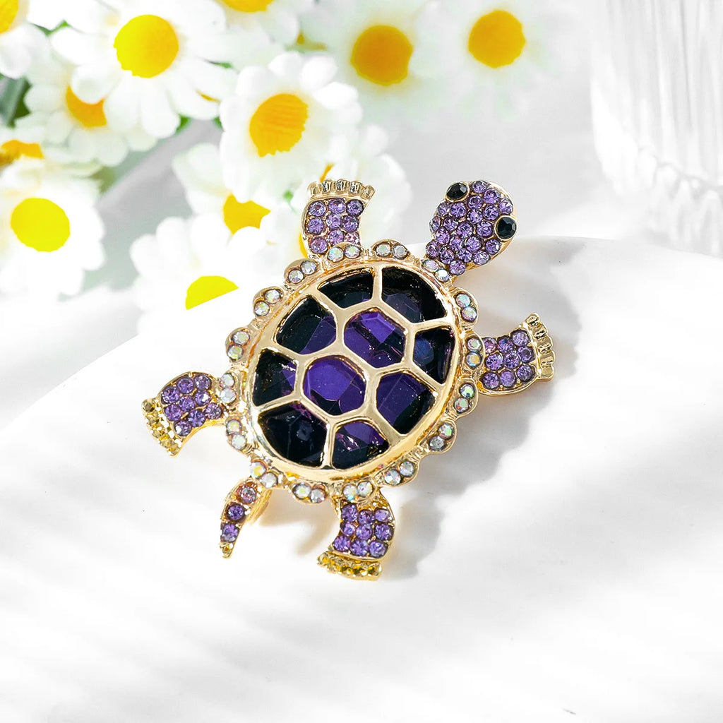 European and American Fashion Hot Selling Animal Turtle Brooch Cute Personality Clothing Coat Accessories Pin Corsage
