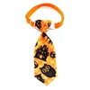 Halloween Dog Tie Cute Novelty Polyester Necktie Pumpkin Ghost Bat Print Party Costume Accessory 16 Colors Available