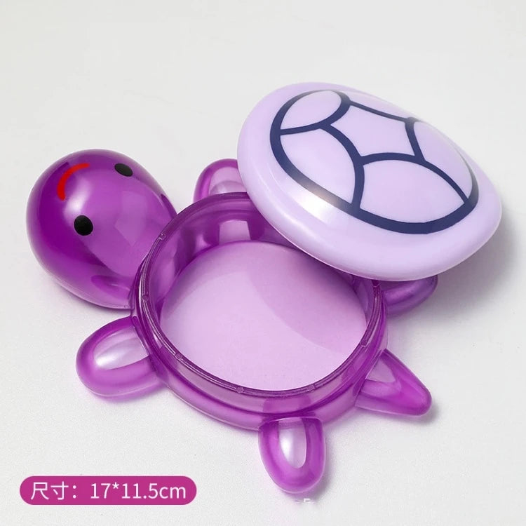 Creative Cute Cartoon Luminous Turtle Resin Charm Eco-Friendly DIY Decoration 17cm Turtle with Small Turtle Ornaments