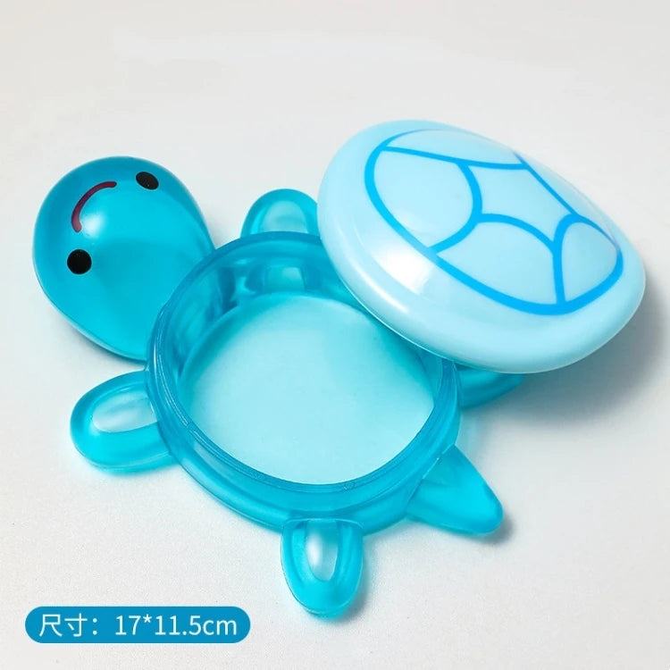 Creative Cute Cartoon Luminous Turtle Resin Charm Eco-Friendly DIY Decoration 17cm Turtle with Small Turtle Ornaments