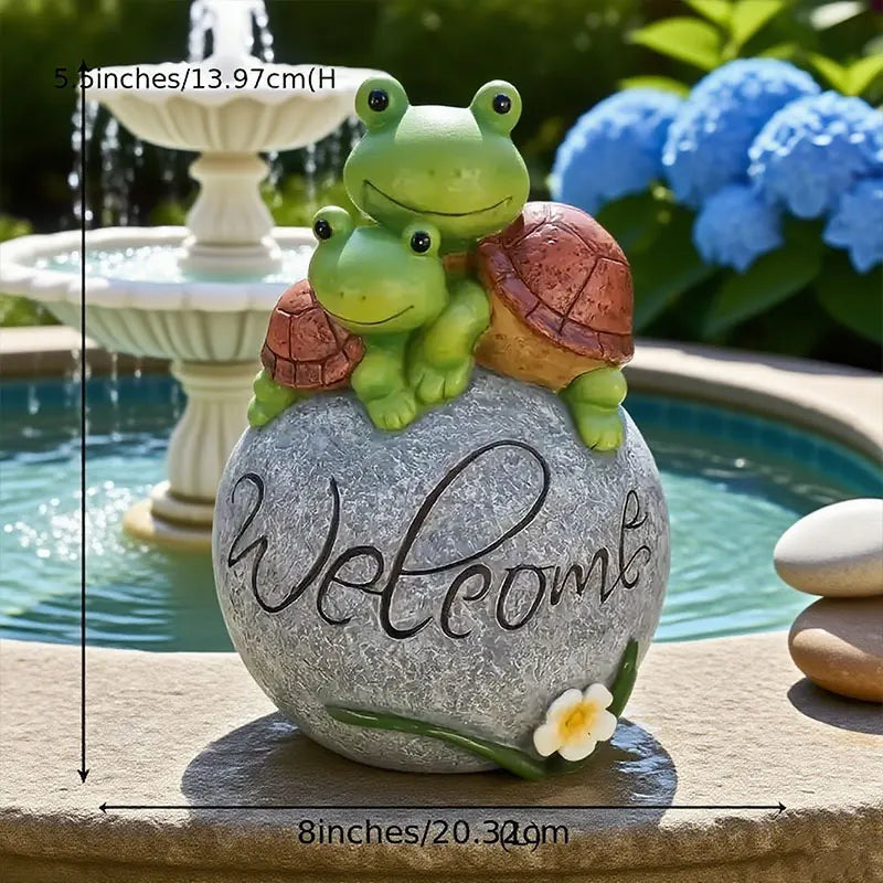 Garden Decor Resin Original Stone Turtle, Must-Have Outdoor Decor for Courtyard Home Aesthetics Creative Garden Decor Items