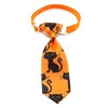 Halloween Dog Tie Cute Novelty Polyester Necktie Pumpkin Ghost Bat Print Party Costume Accessory 16 Colors Available