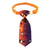 Halloween Dog Tie Cute Novelty Polyester Necktie Pumpkin Ghost Bat Print Party Costume Accessory 16 Colors Available