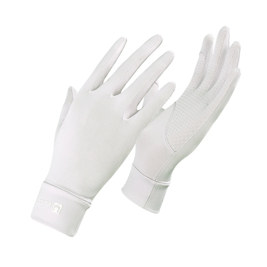 Summer UV Resistant Anti-Slip Horse Riding Gloves Breathable and Thin Shade Gloves