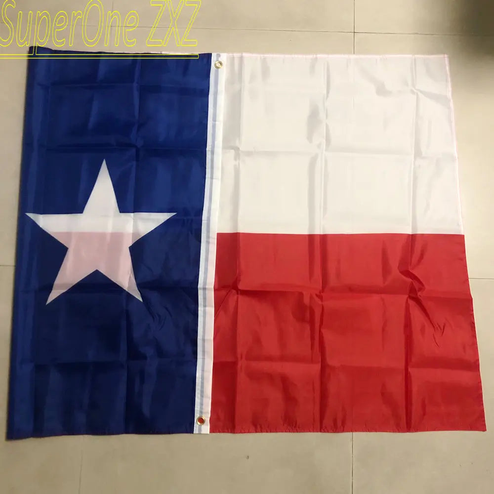 Usa State Texas Flag 90X150cm High Quality polyester hanging banner 3x5ft TX State Flag For Home decoration