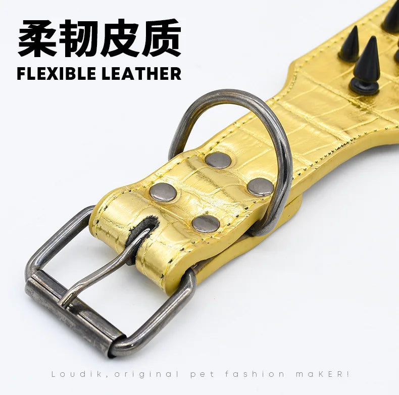 Medium And Large Dog Collars, Rivet Dog Collars, Kasro Bully Dog Collars, Anti-Bite Neck Collars Dogo De Marino Dog Neck Collars