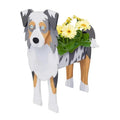 Australian Shepherd Flower Planter Box