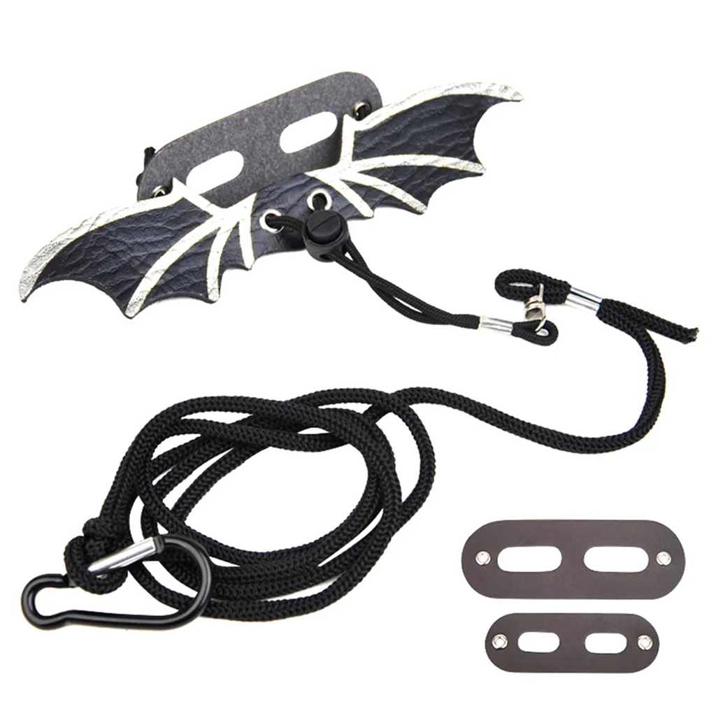 ABKJ-Bearded Dragon Lizard Leash Harness - 3 Size Pack Dinosaur Wing Lizard Harness Leash For Bearded Dragon Lizard Durable Silv