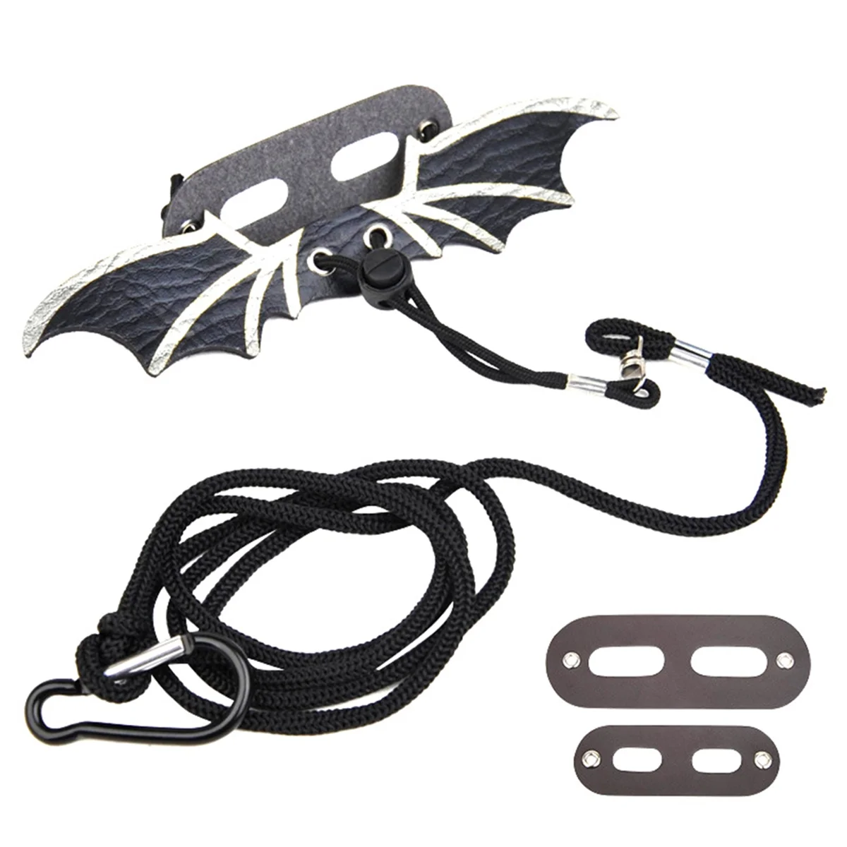 ABKJ-Bearded Dragon Lizard Leash Harness - 3 Size Pack Dinosaur Wing Lizard Harness Leash For Bearded Dragon Lizard Durable Silv
