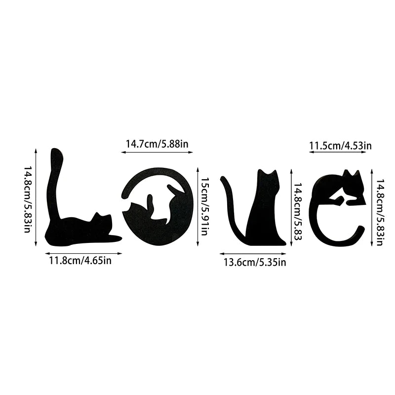 Black Cat Wall Decor