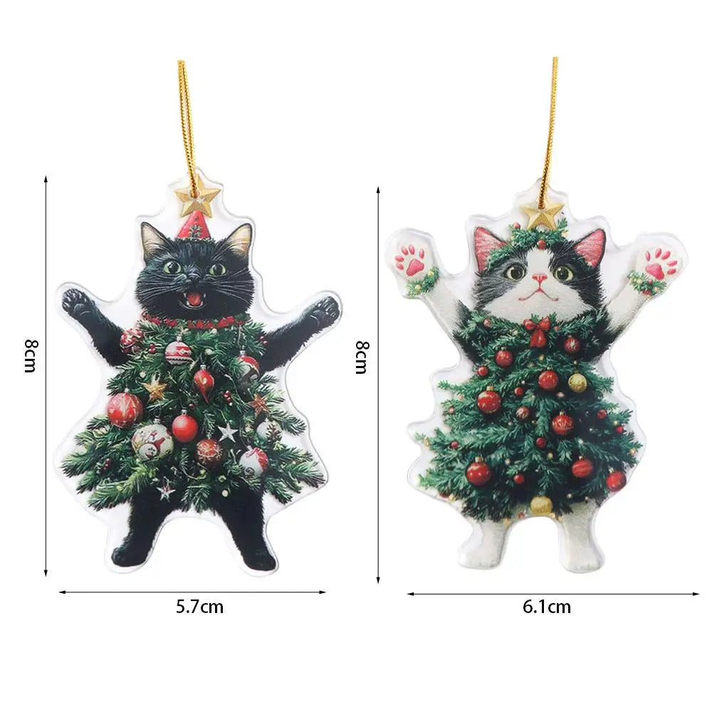 Black Cat Xmas Tree