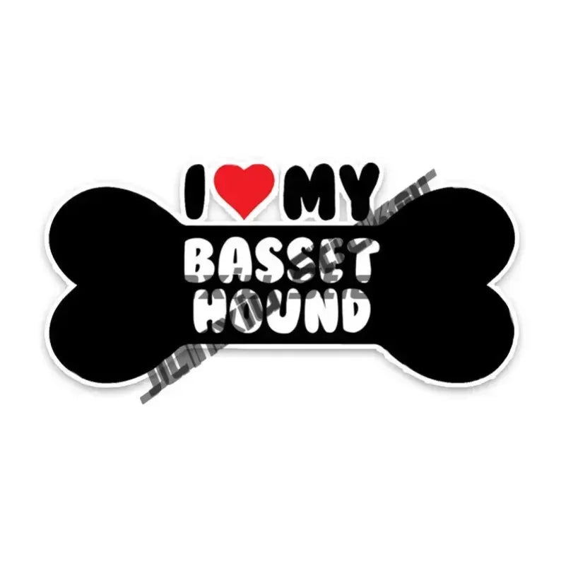 Sweet Basset Hound Sticker