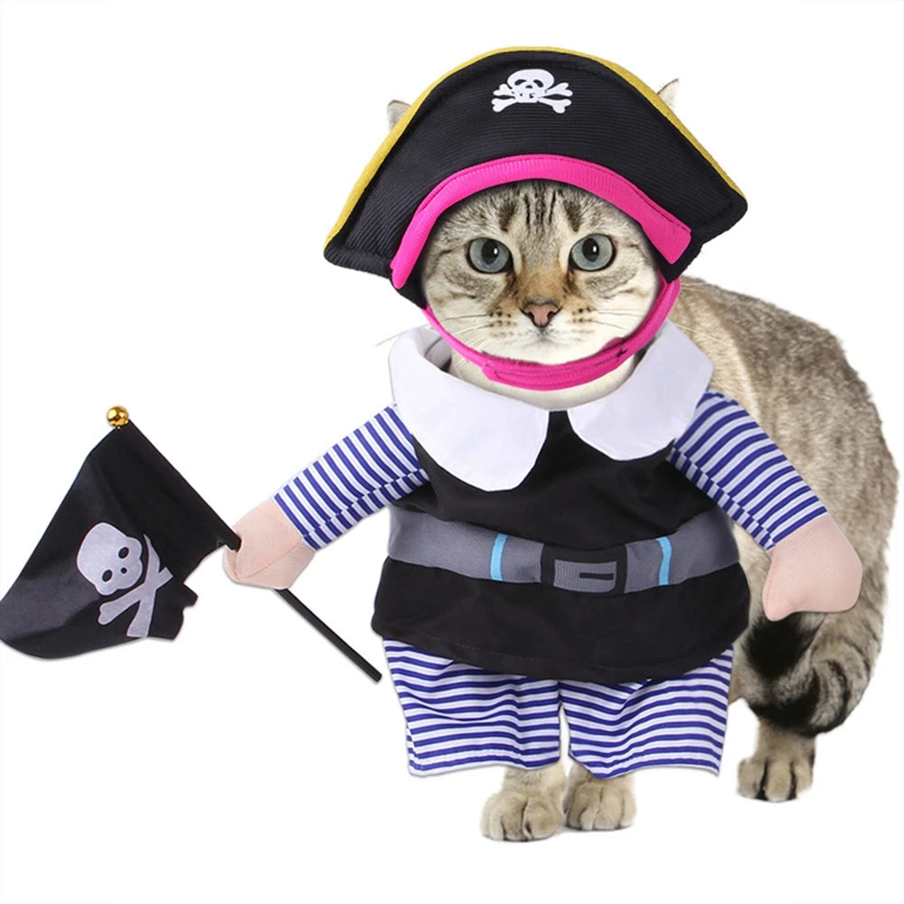 Halloween Dog Clothes Funny Pet Dogs Cosplay Costumes Set Christmas Dog Costume Comical Outfits for Pet Cat Puppy Party Clothing