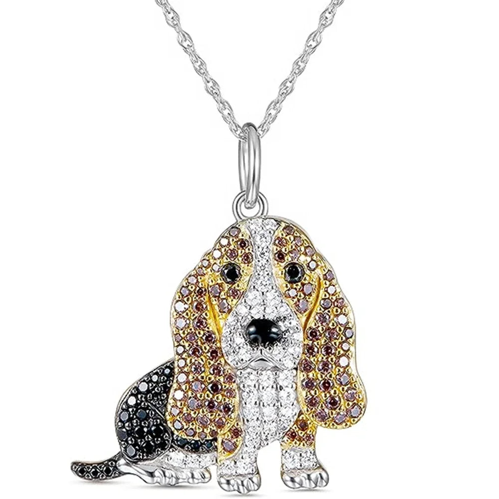 Cute Dog Pendant Necklace