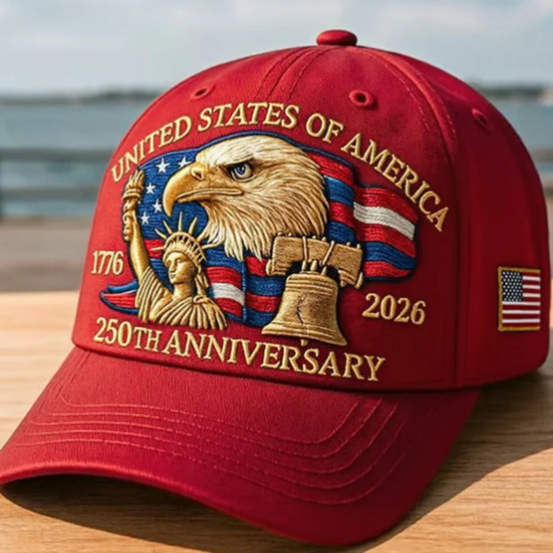 Anniversary Historic Patriotic Baseball Cap
